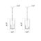Z-Lite Easton Chandelier, 4-Light, 9.25 In.W x 18.75 In.H, Rubbed Brass/Rubbed Brass 3038-4RB - alternate 6